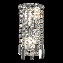 Elegant Lighting 2031W6C/EC Crystal Maxime Wall Sconce - (Clear)