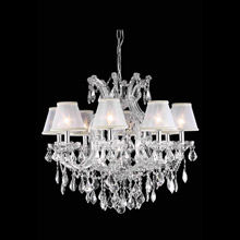 Elegant Lighting 2800D26C/EC Crystal Maria Theresa Chandelier - (Clear)
