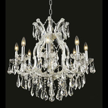 Elegant Lighting 2801D26C/RC Crystal Maria Theresa Chandelier - (Clear)