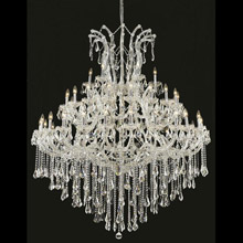 Elegant Lighting 2801G60C/RC Crystal Maria Theresa Large Chandelier - (Clear)