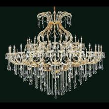 Elegant Lighting 2801G72G/RC Crystal Maria Theresa Large Chandelier - (Clear)