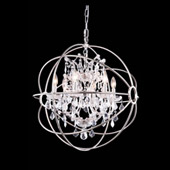 Crystal Geneva Chandelier - Elegant Lighting 1130D25PN