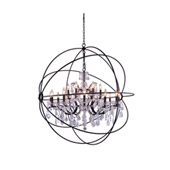 Crystal Geneva Chandelier - Elegant Lighting 1130G43DB
