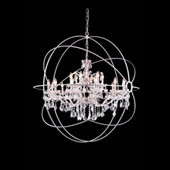 Crystal Geneva Chandelier - Elegant Lighting 1130G43PN