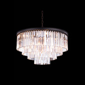 Crystal Sydney Chandelier - Elegant Lighting 1201D32MB