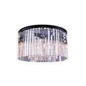Crystal Sydney Flush Mount Ceiling Light Fixture - Elegant Lighting 1208F26MB
