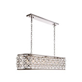 Crystal Madison Oval Chandelier - Elegant Lighting 1215G50PN