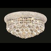 Crystal Primo Flush Mount Ceiling Light Fixture - Elegant Lighting 1800F16C