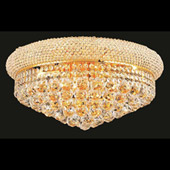 Crystal Primo Flush Mount Ceiling Light Fixture - Elegant Lighting 1800F20G