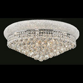 Crystal Primo Flush Mount Ceiling Light Fixture - Elegant Lighting 1800F24C