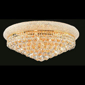 Crystal Primo Flush Mount Ceiling Light Fixture - Elegant Lighting 1800F24G