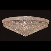 Crystal Primo Large Flush Mount Ceiling Light Fixture - Elegant Lighting 1800F42C