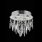 Crystal Galaxy Flush Mount Ceiling Light Fixture - Elegant Lighting 2006F14SC