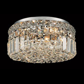 Crystal Maxime Flush Mount Ceiling Light Fixture - Elegant Lighting 2030F12C