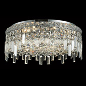 Crystal Maxime Flush Mount Ceiling Light Fixture - Elegant Lighting 2031F20C