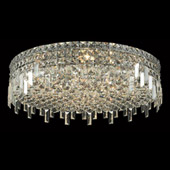 Crystal Maxime Flush Mount Ceiling Light Fixture - Elegant Lighting 2031F24C