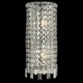 Crystal Maxime Wall Sconce - Elegant Lighting 2031W8C