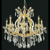 Crystal Maria Theresa Chandelier - Elegant Lighting 2800D26G