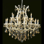 Crystal Maria Theresa Chandelier - Elegant Lighting 2800D36C-GT