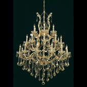 Crystal Maria Theresa Chandelier - Elegant Lighting 2800D38G-GT