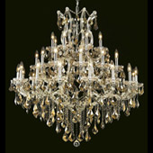 Crystal Maria Theresa Chandelier - Elegant Lighting 2800G44C-GT