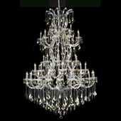 Crystal Maria Theresa Large Chandelier - Elegant Lighting 2800G54C-GT