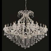 Crystal Maria Theresa Large Chandelier - Elegant Lighting 2800G72C