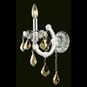 Crystal Maria Theresa Wall Sconce - Elegant Lighting 2800W1C-GT