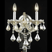 Crystal Maria Theresa Wall Sconce - Elegant Lighting 2800W2GT-GT