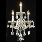 Crystal Maria Theresa Wall Sconce - Elegant Lighting 2800W3GT-GT