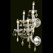 Crystal Maria Theresa Wall Sconce - Elegant Lighting 2800W5C-GT