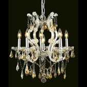 Crystal Maria Theresa Chandelier - Elegant Lighting 2801D20C-GT