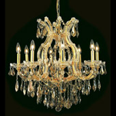Crystal Maria Theresa Chandelier - Elegant Lighting 2801D26G-GT