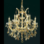 Crystal Maria Theresa Chandelier - Elegant Lighting 2801D27G-GT