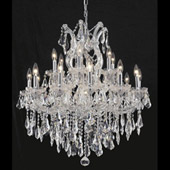 Crystal Maria Theresa Chandelier - Elegant Lighting 2801D30C