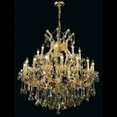 Crystal Maria Theresa Chandelier - Elegant Lighting 2801D36G-GT