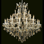 Crystal Maria Theresa Chandelier - Elegant Lighting 2801G44C-GT