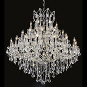 Crystal Maria Theresa Chandelier - Elegant Lighting 2801G44C