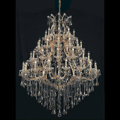 Crystal Maria Theresa Chandelier - Elegant Lighting 2801G46G-GT