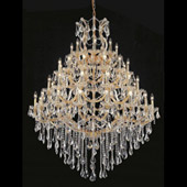 Crystal Maria Theresa Chandelier - Elegant Lighting 2801G46G