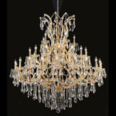 Crystal Maria Theresa Large Chandelier - Elegant Lighting 2801G52G