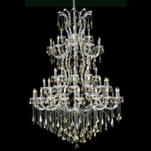 Crystal Maria Theresa Large Chandelier - Elegant Lighting 2801G54C-GT
