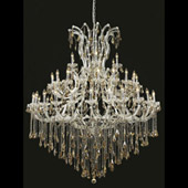 Crystal Maria Theresa Large Chandelier - Elegant Lighting 2801G60C-GT
