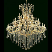 Crystal Maria Theresa Large Chandelier - Elegant Lighting 2801G60G-GT
