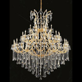 Crystal Maria Theresa Large Chandelier - Elegant Lighting 2801G60G