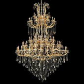 Crystal Maria Theresa Large Chandelier - Elegant Lighting 2801G96G-GT