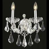 Crystal Maria Theresa Wall Sconce - Elegant Lighting 2801W2C