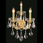 Crystal Maria Theresa Wall Sconce - Elegant Lighting 2801W3G