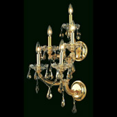 Crystal Maria Theresa Wall Sconce - Elegant Lighting 2801W5G-GT