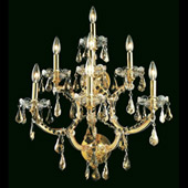 Crystal Maria Theresa Wall Sconce - Elegant Lighting 2801W7G-GT